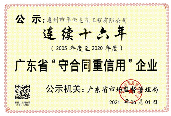 守信用(2005-2020年)